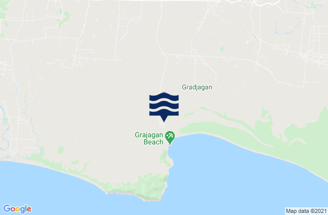 Karte der Gezeiten Kedungrejo, Indonesia