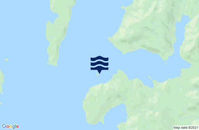 Karte der Gezeiten Keete Island, United States