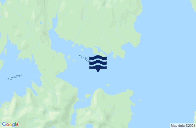 Karte der Gezeiten Kell Bay, United States