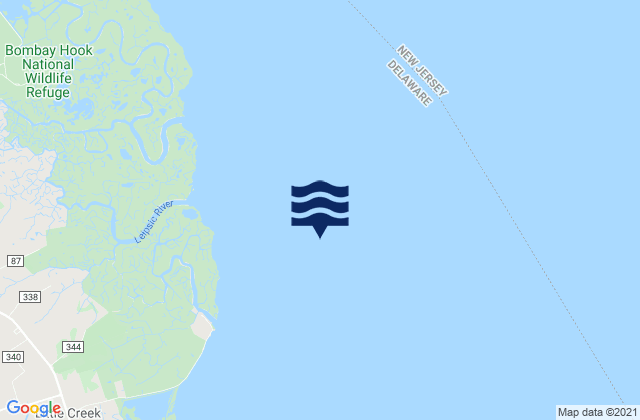 Karte der Gezeiten Kelly Island 1.5 miles east of, United States