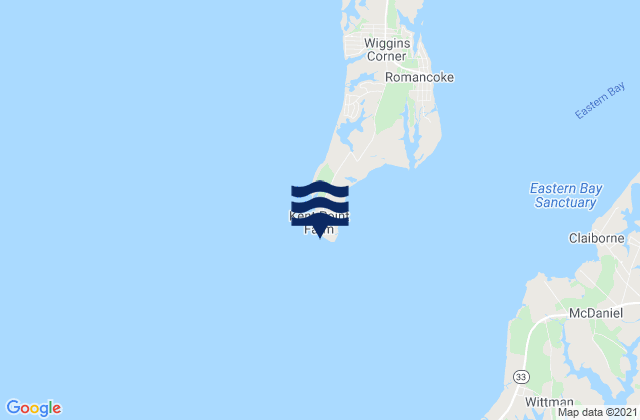 Karte der Gezeiten Kent Point Marina, United States