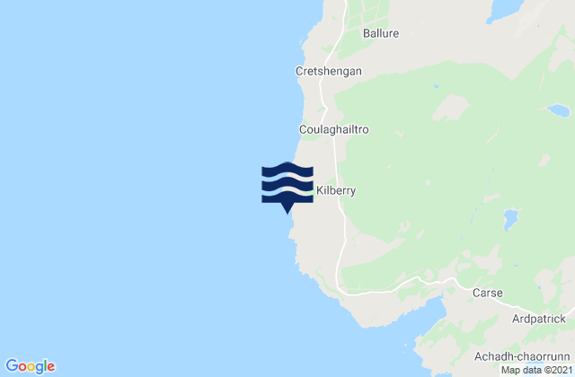 Karte der Gezeiten Kilberry Head, United Kingdom