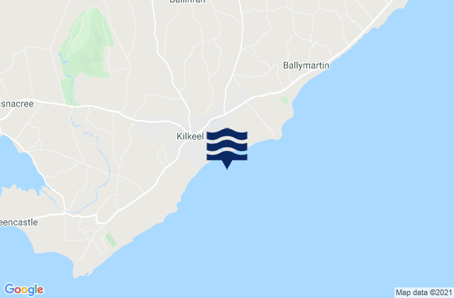 Karte der Gezeiten Kilkeel Bay, United Kingdom