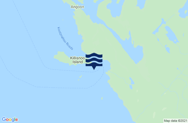 Karte der Gezeiten Killisnoo Harbor, United States