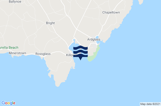 Karte der Gezeiten Killough Bay, United Kingdom