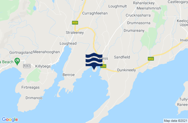 Karte der Gezeiten Killybegs Port, Ireland