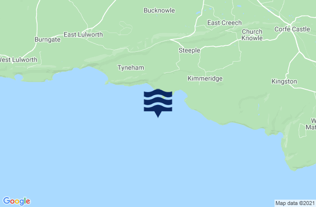 Karte der Gezeiten Kimmeridge Bay, United Kingdom