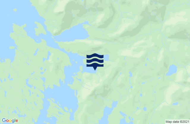 Karte der Gezeiten Kimshan Cove (Ogden Passage), United States