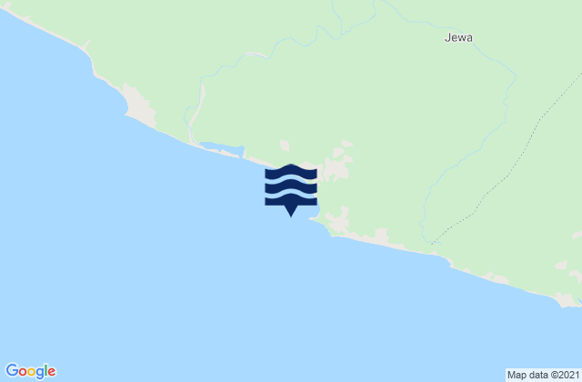 Karte der Gezeiten King Williams Town, Liberia