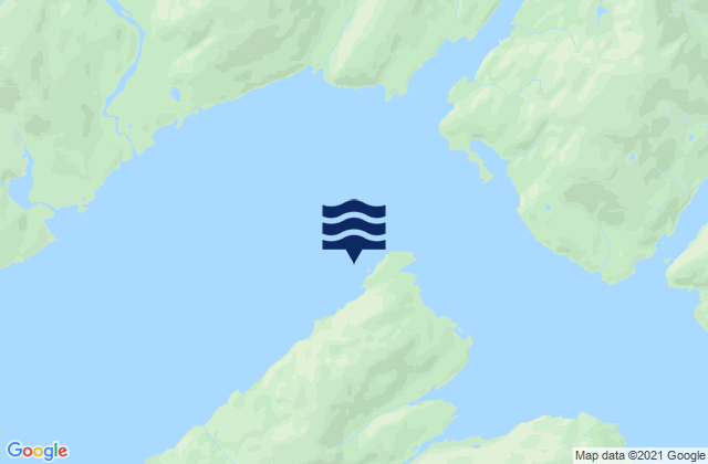 Karte der Gezeiten Kings Bay Port Nellie Juan, United States
