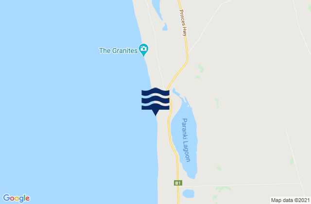 Karte der Gezeiten Kingston, Australia