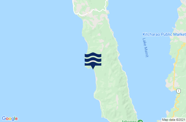 Karte der Gezeiten Kitcharao, Philippines