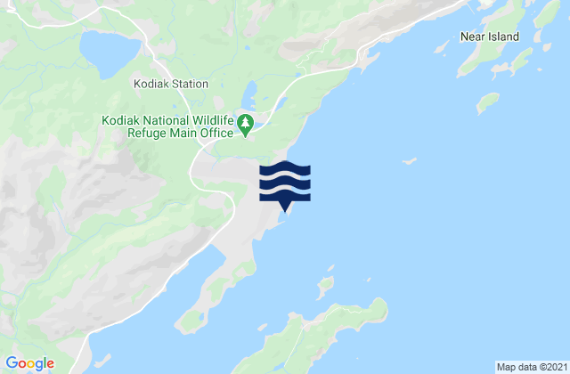 Karte der Gezeiten Kodiak St Paul Harbor, United States