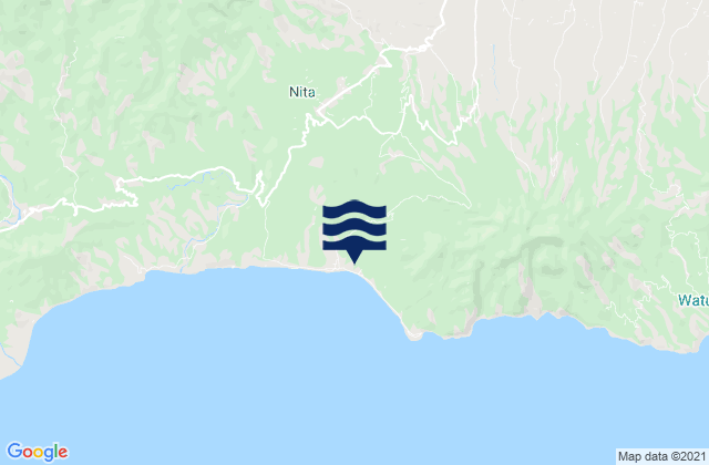 Karte der Gezeiten Kojagete, Indonesia
