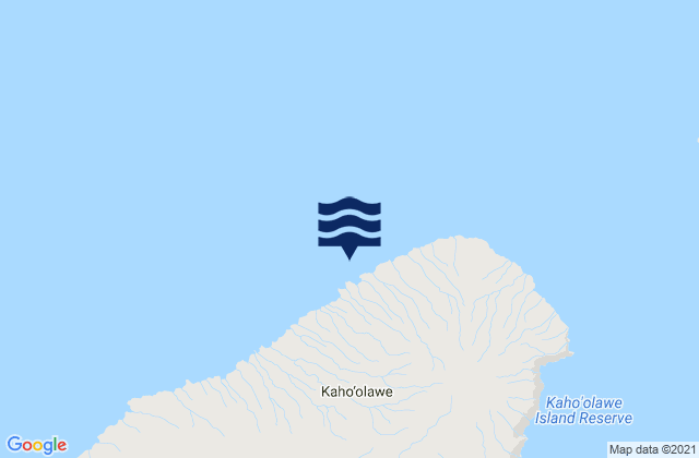 Karte der Gezeiten Kuheia Bay, United States