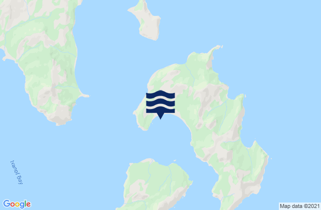 Karte der Gezeiten Kupreanof Harbor (Paul Island), United States