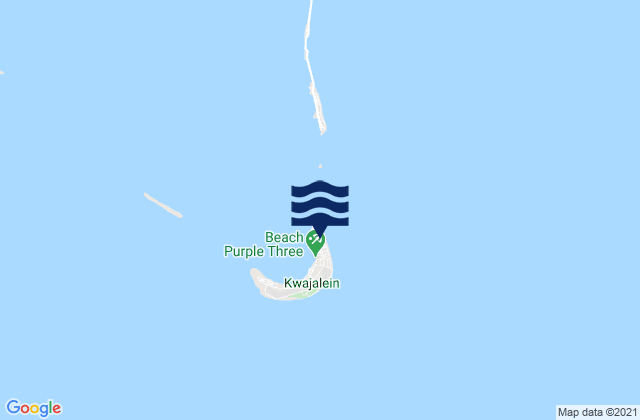 Karte der Gezeiten Kwajalein Atoll (kwajalein I ), Micronesia