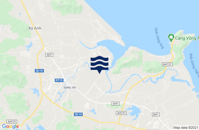 Karte der Gezeiten Kỳ Anh, Vietnam