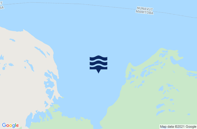 Karte der Gezeiten La Pérouse Bay, Canada