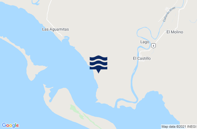 Karte der Gezeiten La Ventana, Mexico