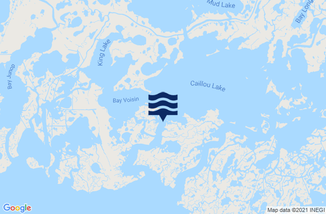 Karte der Gezeiten Lake De Cade, United States