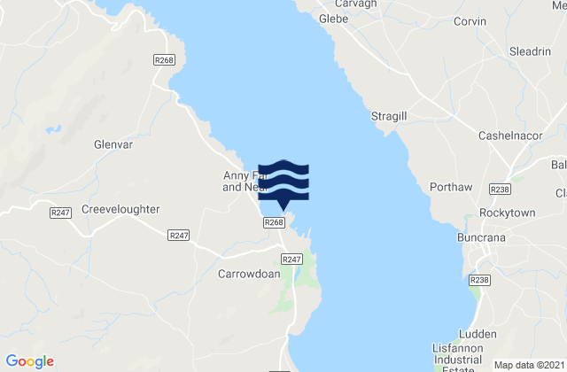 Karte der Gezeiten Lambs Head, Ireland