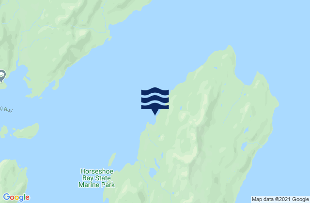 Karte der Gezeiten Latouche Latouche Island, United States
