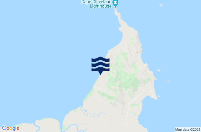 Karte der Gezeiten Launs Beach, Australia
