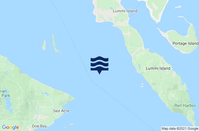 Karte der Gezeiten Lawrence Point Orcas I. 1.3 mi. NE of, United States
