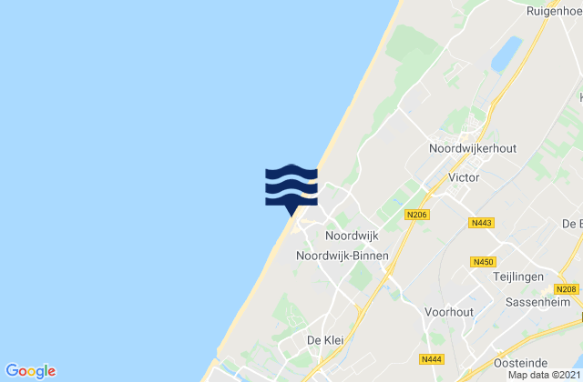 Karte der Gezeiten Leiderdorp, Netherlands