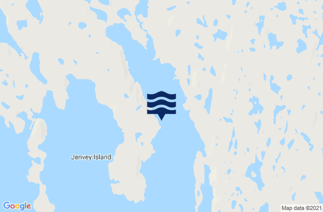 Karte der Gezeiten Lewis Bay, Canada