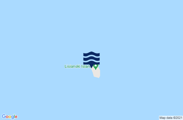 Karte der Gezeiten Lisianski Island, United States