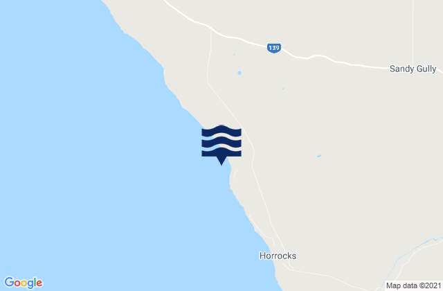 Karte der Gezeiten Little Bay, Australia