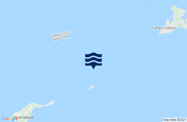 Karte der Gezeiten Little Gull Island 0.8 mile NNW of, United States