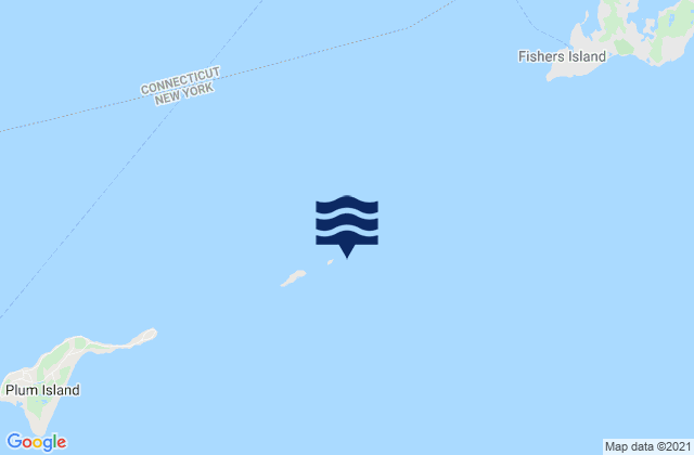 Karte der Gezeiten Little Gull Island, United States