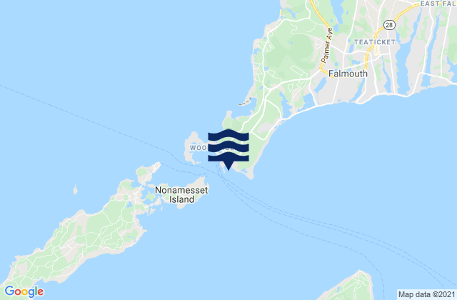 Karte der Gezeiten Little Harbor, United States