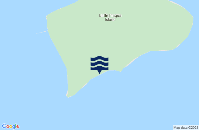 Karte der Gezeiten Little Inagua Island, Haiti