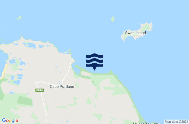 Karte der Gezeiten Little Musselroe Bay, Australia