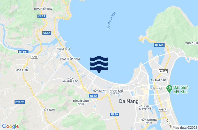 Karte der Gezeiten Liên Chiểu, Vietnam