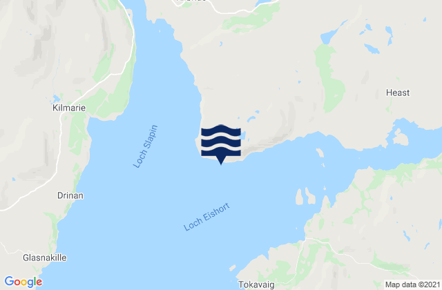 Karte der Gezeiten Loch Eishort, United Kingdom