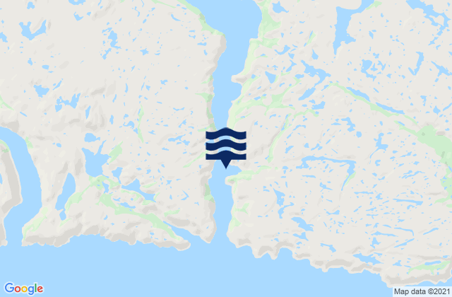 Karte der Gezeiten Lock's Cove, Canada