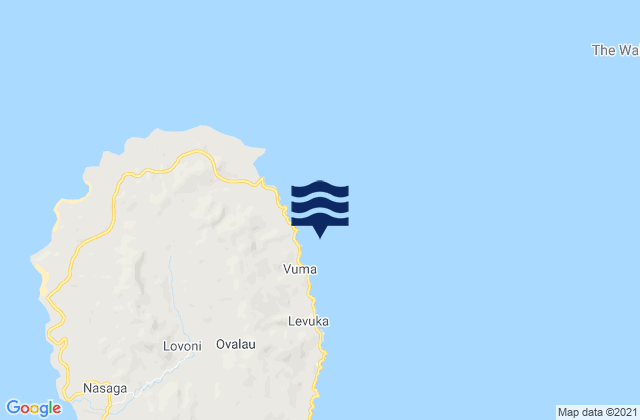 Karte der Gezeiten Lomaiviti Province, Fiji