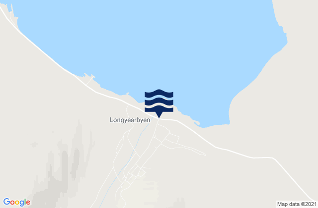 Karte der Gezeiten Longyearbyen, Svalbard and Jan Mayen