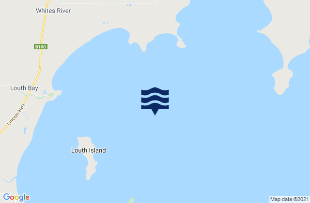Karte der Gezeiten Louth Bay, Australia
