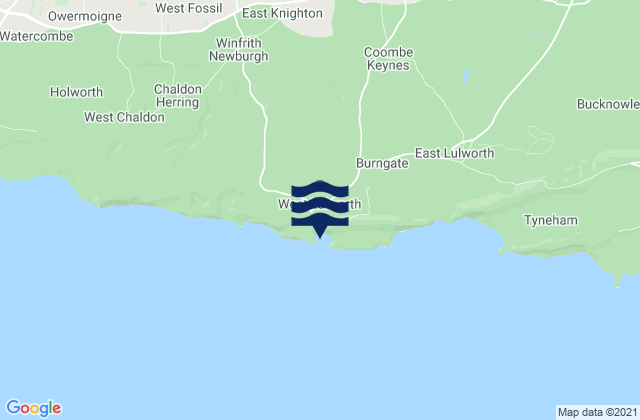 Karte der Gezeiten Lulworth Cove Beach, United Kingdom