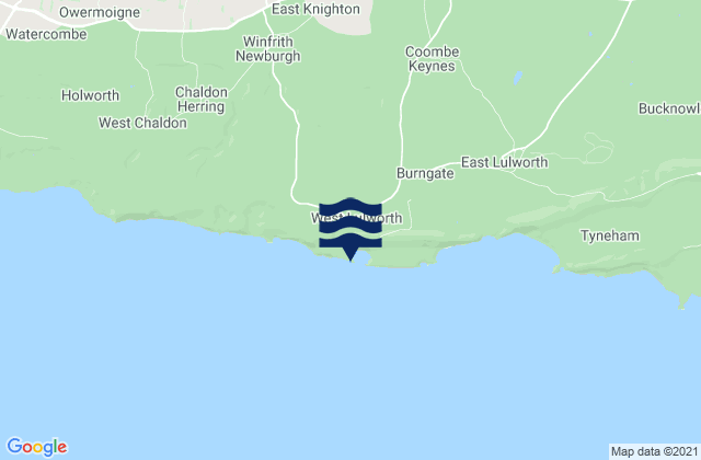 Karte der Gezeiten Lulworth Cove, United Kingdom