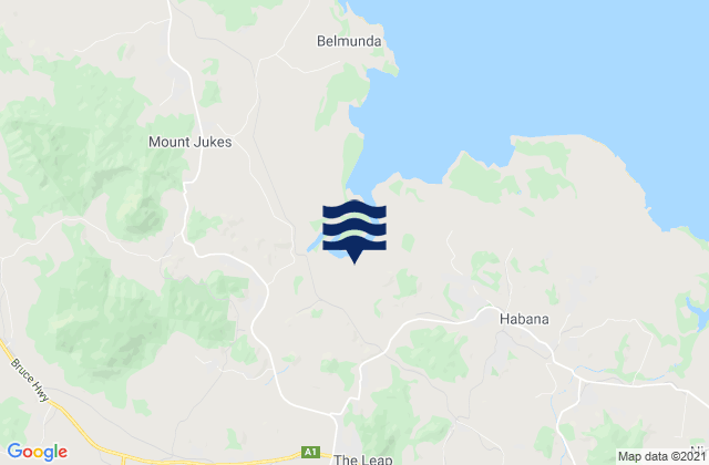 Karte der Gezeiten Mackay, Australia