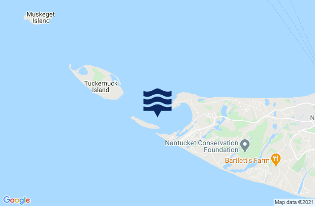 Karte der Gezeiten Madaket Harbor, United States
