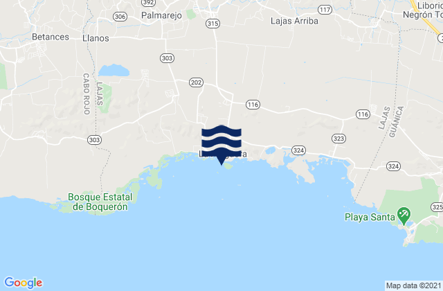Karte der Gezeiten Magueyes Island, Puerto Rico