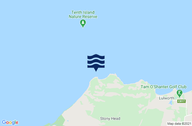 Karte der Gezeiten Maitland Bay, Australia
